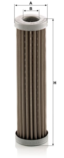 Filtro de transmissão MANN-FILTER H 30 002 — desenho técnico de dimensões