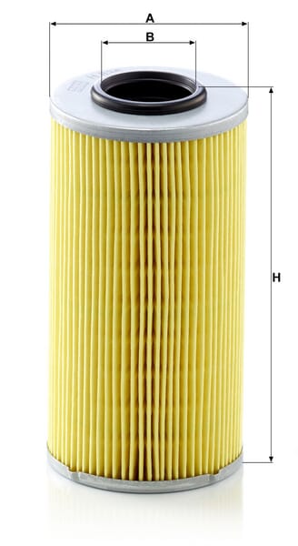 Filtro de transmissão MANN-FILTER H 835 x — desenho técnico de dimensões