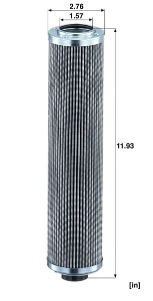 Filtro de transmissão MANN-FILTER HD 7021 — desenho técnico de dimensões