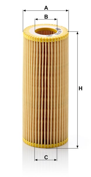 Filtro de transmissão MANN-FILTER HU 721 y — desenho técnico de dimensões