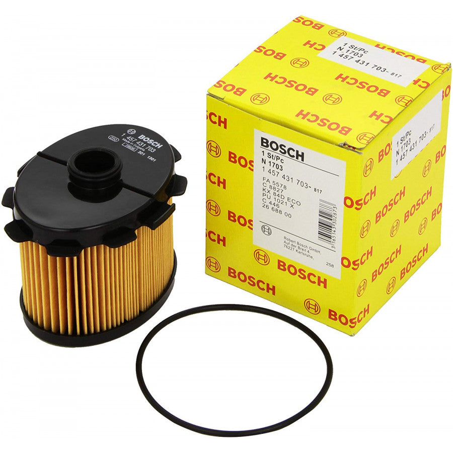 Filtro de combustível Bosch N1703 com embalagem e vedante
