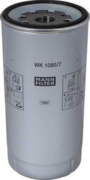Filtro de combustível MANN-FILTER WK 1080/7 x (rosca 1"-14 UNS)