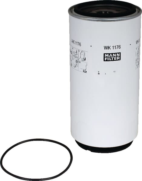 Filtro de combustível MANN-FILTER WK 1176 x (rosca 1"-14 UNS, com separador de água)